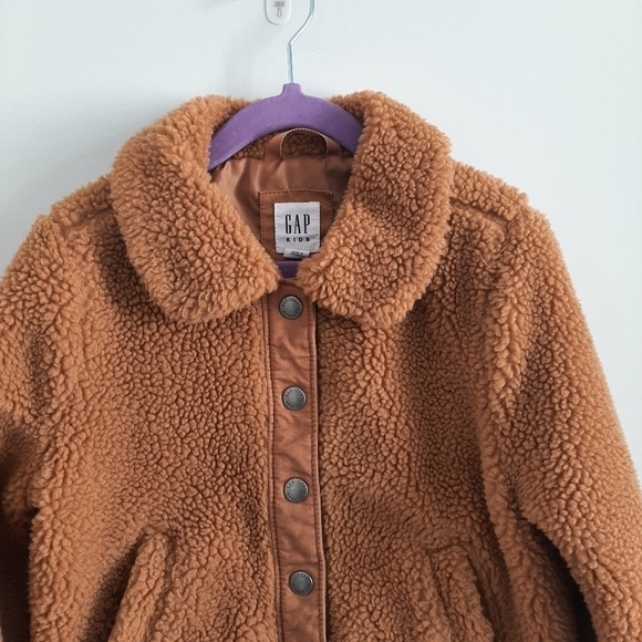 𝅺GAP Kids teddy bear jacket size XS - Picture 3 of 8